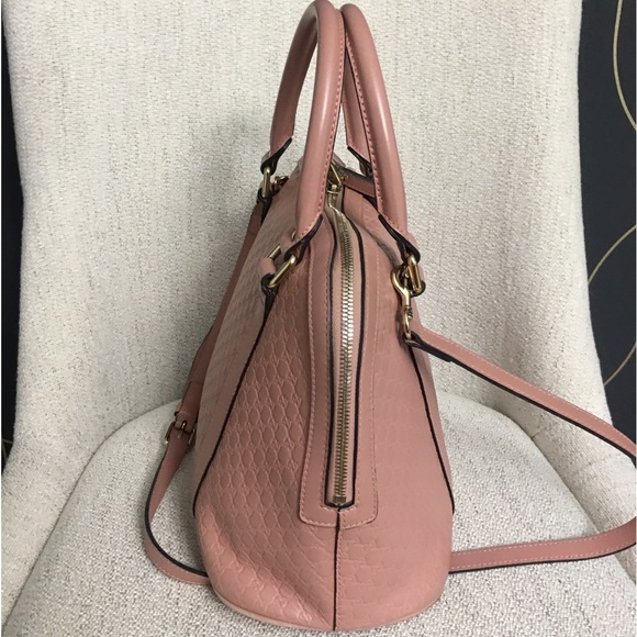Authentic Gucci MicroGG pink leather bag - Picture 12 of 16
